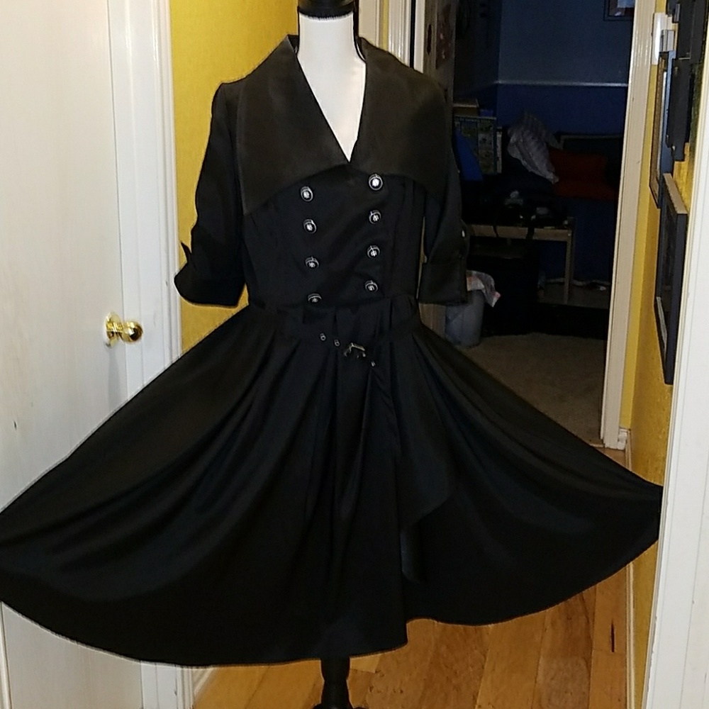 Black evening dress